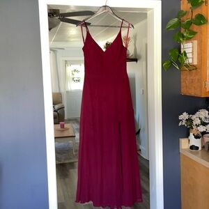 Kennedy Blue dress maroon